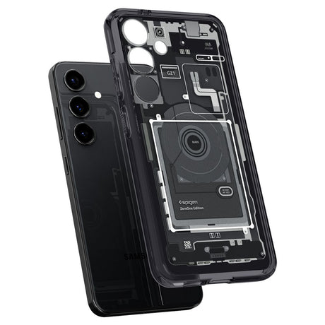 Husa de protectie Spigen Ultra Hybrid Zero One (ACS07350) compatibil cu Samsung Galaxy S24, Negru Mat