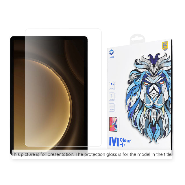 Husa de protectie tableta Lito 2.5D Classic Glass compatibil cu Samsung Galaxy Tab S9 Ultra / S10 Ultra, Transparent