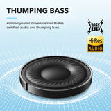 Casti Anker Wireless Life Q20i (A3004G11), Bluetooth, Hybrid Active Noise Cancelling, Dual-Connections, Negru