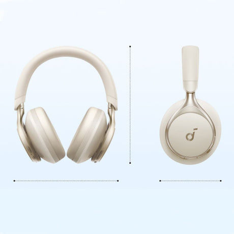 Casti Anker Wireless SoundCore Space One (A3035G11), Bluetooth 5.3, Active Noise Cancelling, Hi-Res, Negru