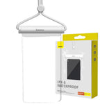 Baseus Waterproof Case (P60263701213-00), IPX8, with Cylindrical Slide Lock, for Phone 7.2", Moon White