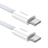 Cablu Baseus (P10365200211-00), Type-C, 30W, 1m, Alb