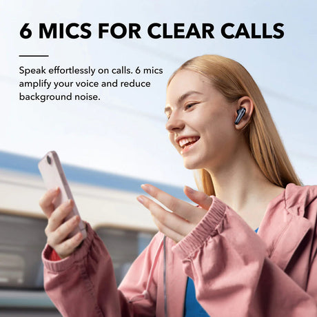 Casti Anker SoundCore Liberty 4 NC (A3947G11), Bluetooth 5.3, ANC 2.0, Hi-Res Sound, LDAC, IPX4, Negru