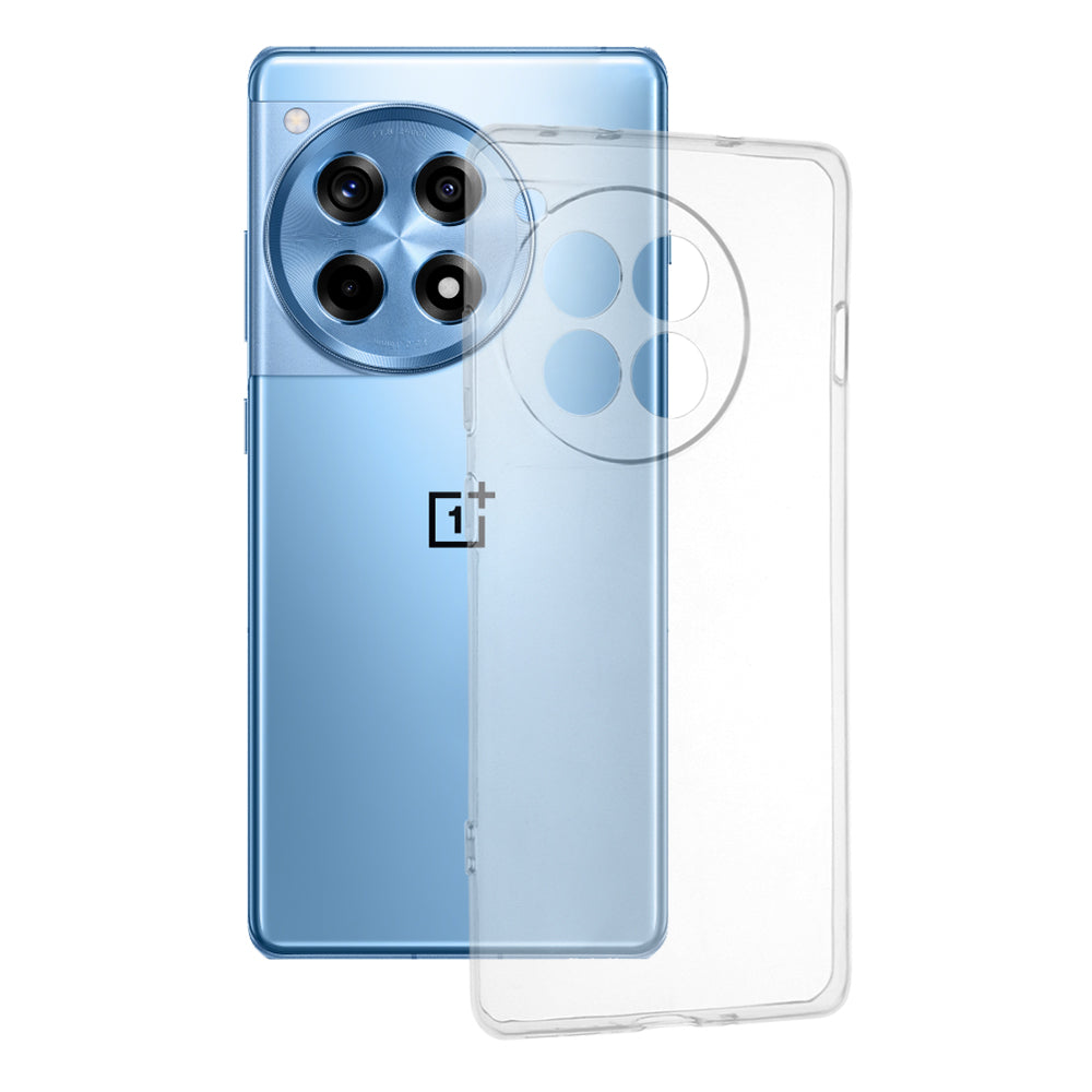 Husa de protectie Techsuit Clear Silicone compatibil cu OnePlus 12R, Transparent