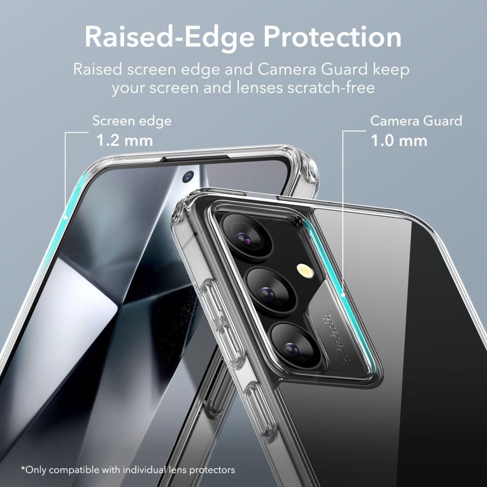 Husa de protectie ESR Air Shield Boost Kickstand compatibil cu Samsung Galaxy S24 Plus, Transparent