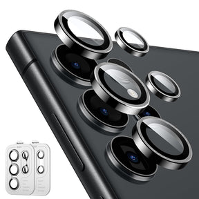 Folie de protectie ESR Lens Tempered Glass (set de 2) compatibil cu Samsung Galaxy S24 Ultra, Negru