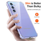Husa de protectie Techsuit Shockproof Clear Silicone compatibil cu Samsung Galaxy A35 5G, Transparent