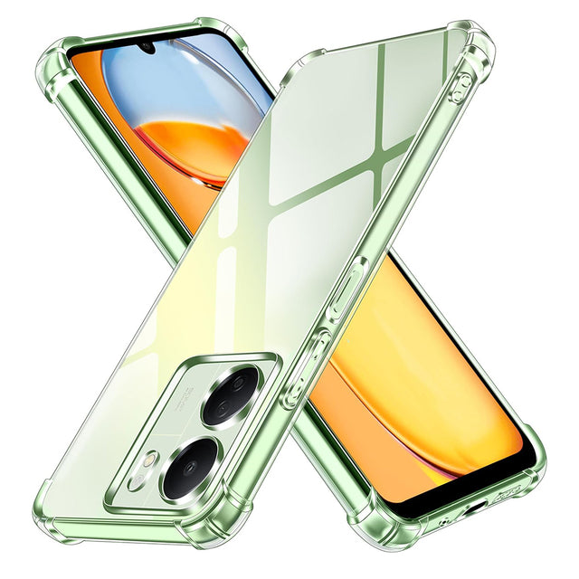 Husa de protectie Techsuit Shockproof Clear Silicone compatibil cu Xiaomi Redmi 13C 4G / Poco C65, Transparent