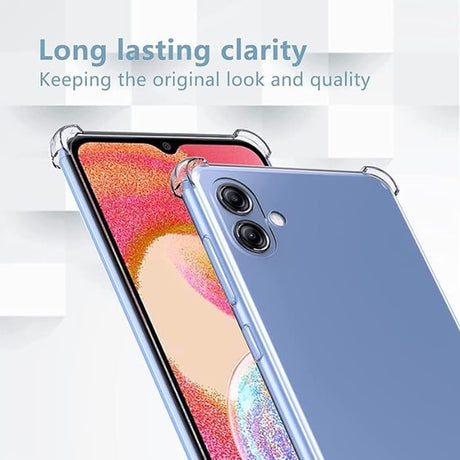 Husa de protectie Techsuit Shockproof Clear Silicone compatibil cu Samsung Galaxy A05, Transparent