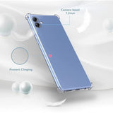 Husa de protectie Techsuit Shockproof Clear Silicone compatibil cu Samsung Galaxy A04e / M04, Transparent