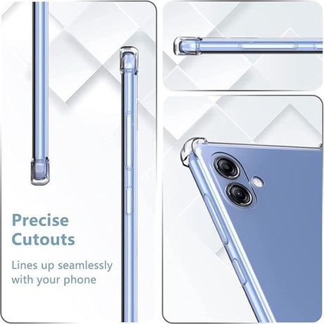 Husa de protectie Techsuit Shockproof Clear Silicone compatibil cu Samsung Galaxy A04e / M04, Transparent