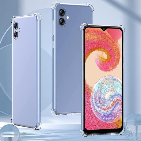 Husa de protectie Techsuit Shockproof Clear Silicone compatibil cu Samsung Galaxy A04e / M04, Transparent