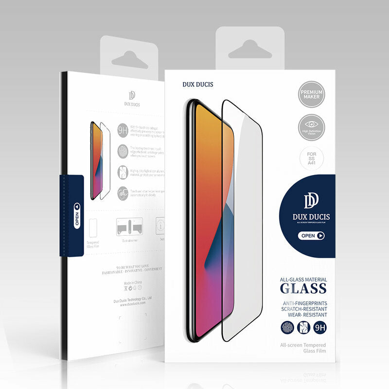 Folie de protectie Dux Ducis Tempered Glass compatibil cu Samsung Galaxy A35 5G, Negru
