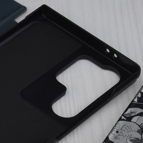 Husa de protectie Techsuit eFold Series compatibil cu Samsung Galaxy S24 Ultra, Albastru Inchis