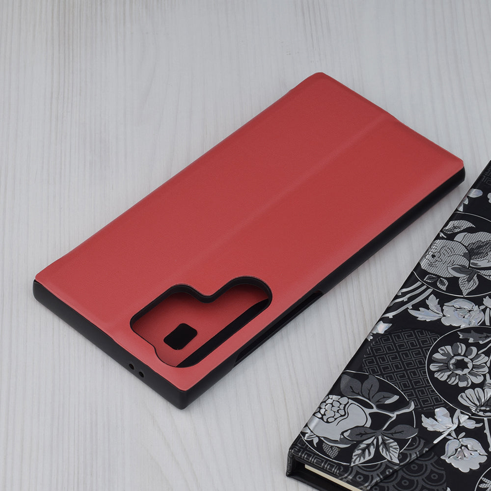 Husa de protectie Techsuit eFold Series compatibil cu Samsung Galaxy S24 Ultra, Rosu