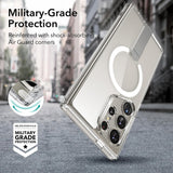 Husa de protectie ESR Boost Flickstand HaloLock compatibil cu Samsung Galaxy S24 Ultra, Transparent