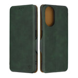 Husa de protectie Techsuit Safe Wallet Plus compatibil cu Realme C67 4G, Verde