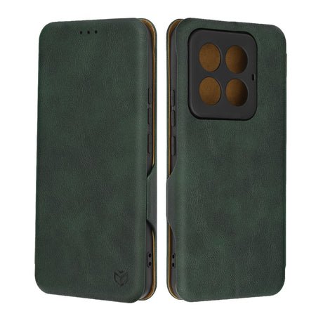 Husa de protectie Techsuit Safe Wallet Plus compatibil cu Xiaomi 14 Pro, Verde