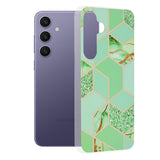 Husa de protectie Techsuit Marble Series compatibil cu Samsung Galaxy S24 Plus, Verde Hex