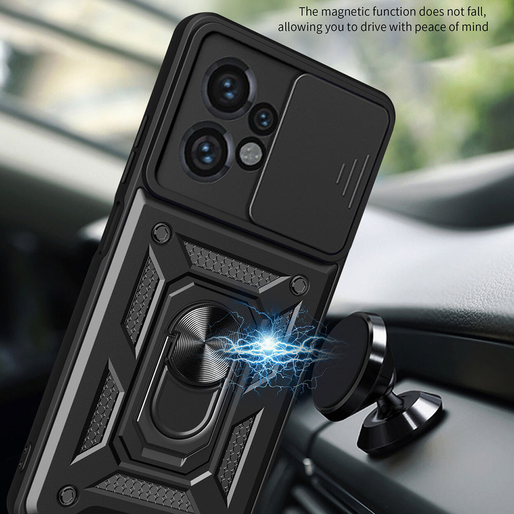 Husa de protectie Techsuit CamShield Series compatibil cu Motorola Moto G04 / Moto G04s / Moto G24 / Moto E14, Negru