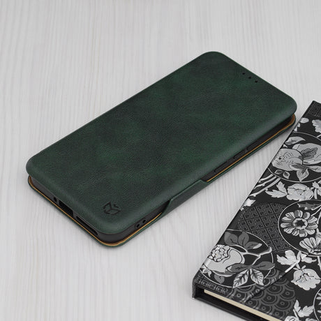 Husa de protectie Techsuit Safe Wallet Plus compatibil cu Xiaomi 14 Pro, Verde