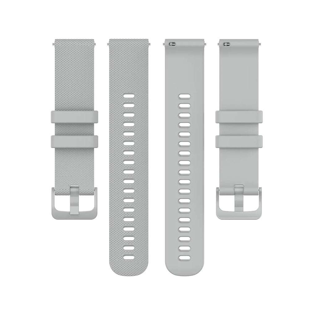 Curea smartwatch Techsuit Watchband 22mm (W006) compatibil cu Huawei Watch GT 2 (46mm)/GT 2 Pro/GT 3 Pro (46mm)/Ultimate, Xiaomi Watch S1, Gri