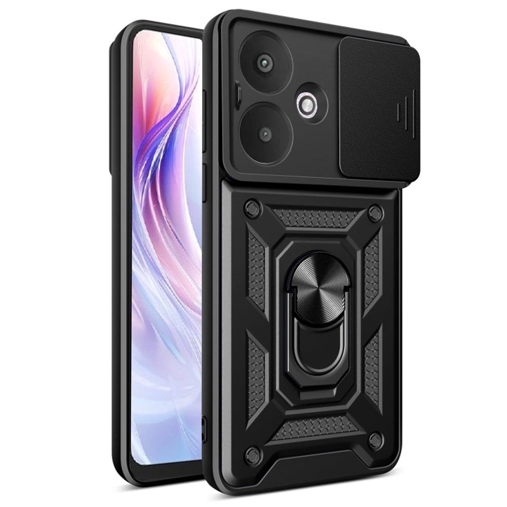 Husa de protectie Techsuit CamShield Series compatibil cu Xiaomi Redmi 13C 5G, Negru