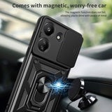 Husa de protectie Techsuit CamShield Series compatibil cu Xiaomi Redmi 13C 5G, Negru