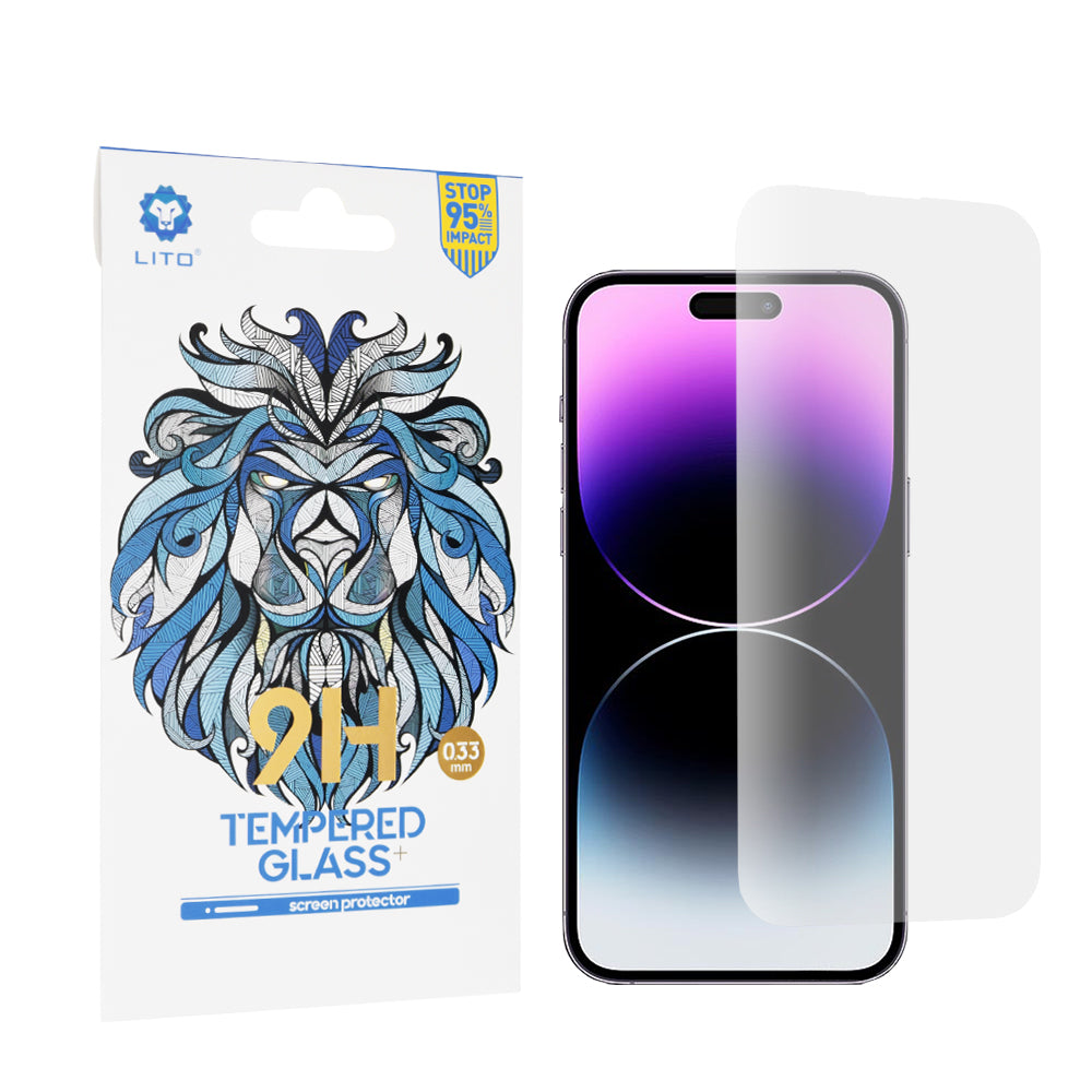 Folie de protectie Lito 2.5D Classic Glass compatibil cu Iphone 14 Pro Max, Transparent