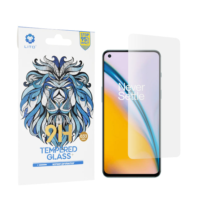 Folie de protectie Lito 2.5D Classic Glass compatibil cu OnePlus Nord CE 5G / Nord 2 5G / Nord 2T 5G, Transparent