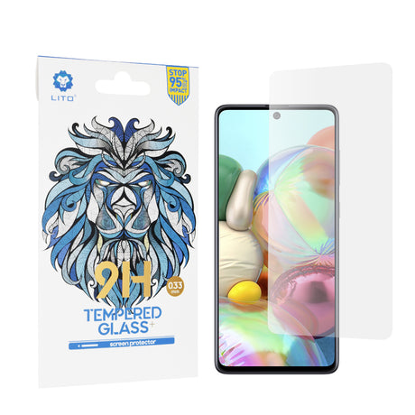 Folie de protectie Lito 2.5D Classic Glass compatibil cu Samsung Galaxy A71 4G / A71 5G / M51 / Note 10 Lite, Transparent