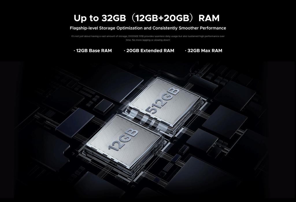 Doogee S200 mobiltelefon, 5G, dupla kijelző (6,72"+1,32") 2.4K AMOLED, 12 GB RAM (12 GB + 20 GB bővíthető), 256 GB ROM, 100 MP, Android 14, Dimensity 7050, 10100mAh, dupla SIM
