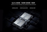 Doogee S200 mobiltelefon, 5G, dupla kijelző (6,72"+1,32") 2.4K AMOLED, 12 GB RAM (12 GB + 20 GB bővíthető), 256 GB ROM, 100 MP, Android 14, Dimensity 7050, 10100mAh, dupla SIM