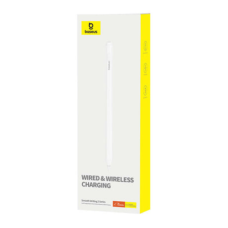 Stylus Baseus Stylus Pen Smooth Writing Series (P80015804213-00), Active, Wireless and Cabled Charging, for iPad, Alb