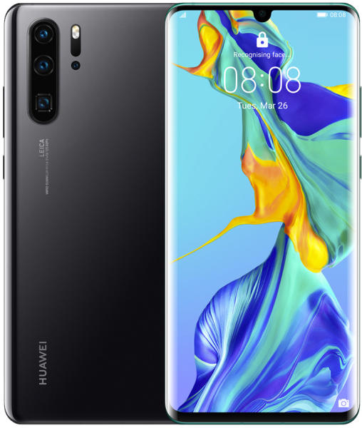 Telefon mobil second hand - Huawei P30 Pro, Dual SIM, 128GB, 8GB RAM, 4G, Midnight Black