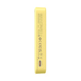 Baterie externa Baseus MagPro Magnetic PPCXZ05 (P10064101Y23-00), USB-C, 5000mAh, 20W, MagSafe, Cable Type-C, 3A, 30cm, Galben