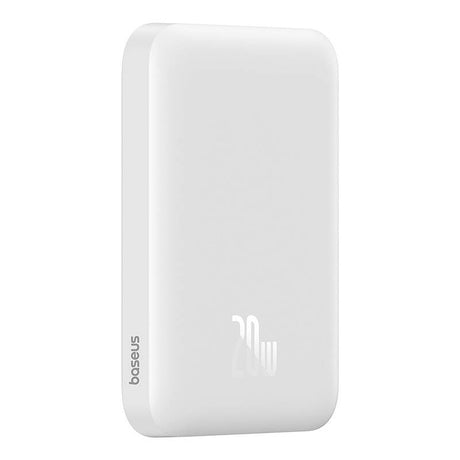 Baterie externa Baseus Magnetic Mini Air (P10059002223-00), USB-C, MagSafe, 6000mAh, 20W, Alb