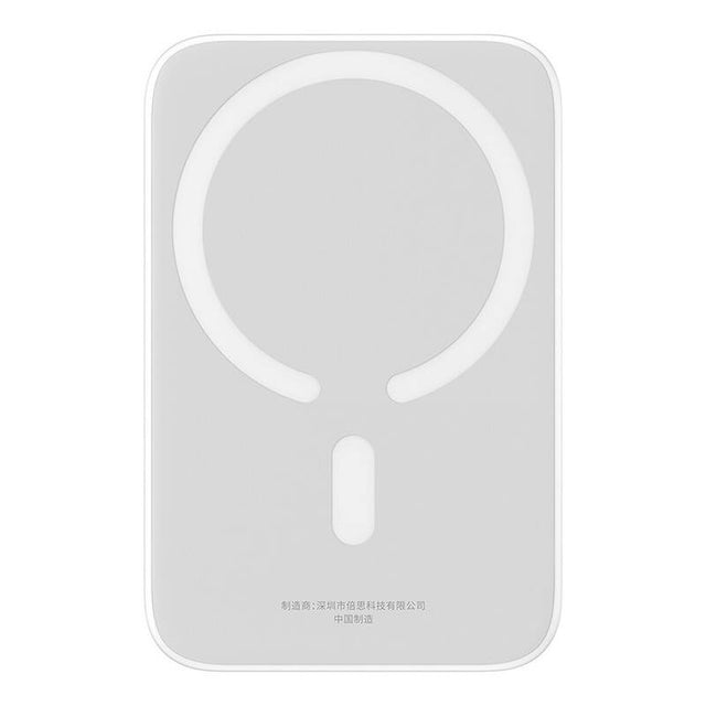 Baterie externa Baseus Magnetic Mini Air (P10059002223-00), USB-C, MagSafe, 6000mAh, 20W, Alb