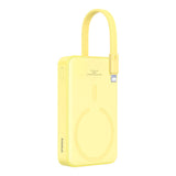 Baterie externa Baseus Magnetic Mini (P10022109Y23-00), MagSafe, USB-C, 10000mAh, 20W, Galben