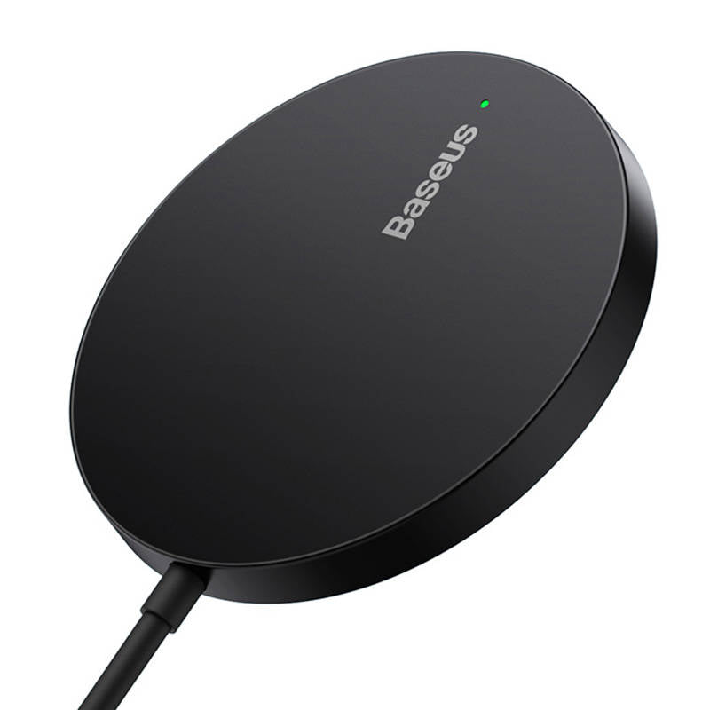 Incarcator Baseus Magnetic Wireless Mini 3 (CCJJ040001), Type-C, 15W, 2A, 115-205 kHz, Negru