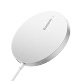 Incarcator Baseus Magnetic Wireless Mini 3 (CCJJ040012), Type-C, 15W, 2A, 115-205 kHz, Argintiu