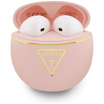 Guess Gold Line Triangle TWS fejhallgató, Bluetooth 6, IPX5, 24 órás üzemidő 