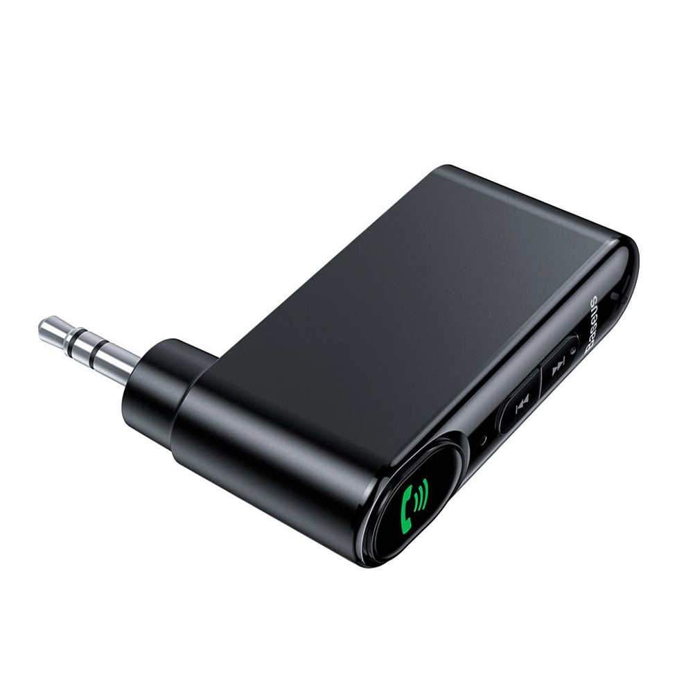 Gadget Baseus Wireless Transmitter BSBA-02 (WXQY010001), Bluetooth 5.0, Aux, 50Hz-20kHz, 145mAh, Micro-USB Charging Port, Negru