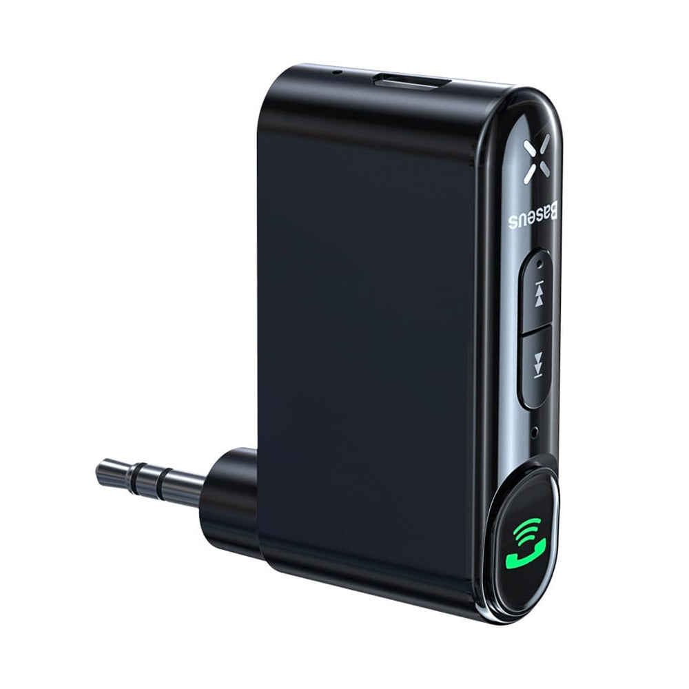 Gadget Baseus Wireless Transmitter BSBA-02 (WXQY010001), Bluetooth 5.0, Aux, 50Hz-20kHz, 145mAh, Micro-USB Charging Port, Negru