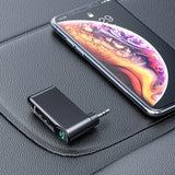 Gadget Baseus Wireless Transmitter BSBA-02 (WXQY010001), Bluetooth 5.0, Aux, 50Hz-20kHz, 145mAh, Micro-USB Charging Port, Negru
