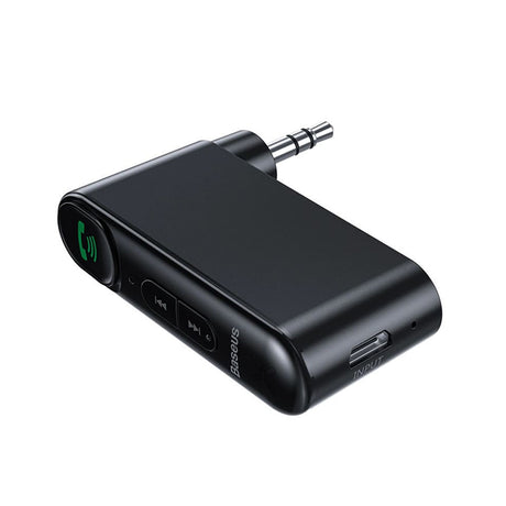 Gadget Baseus Wireless Transmitter BSBA-02 (WXQY010001), Bluetooth 5.0, Aux, 50Hz-20kHz, 145mAh, Micro-USB Charging Port, Negru