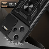 Husa de protectie Techsuit CamShield Series compatibil cu Xiaomi Redmi Note 13 Pro+ 5G, Negru