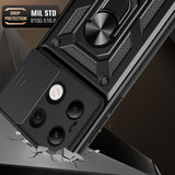 Husa de protectie Techsuit CamShield Series compatibil cu Xiaomi Redmi Note 13 4G, Negru