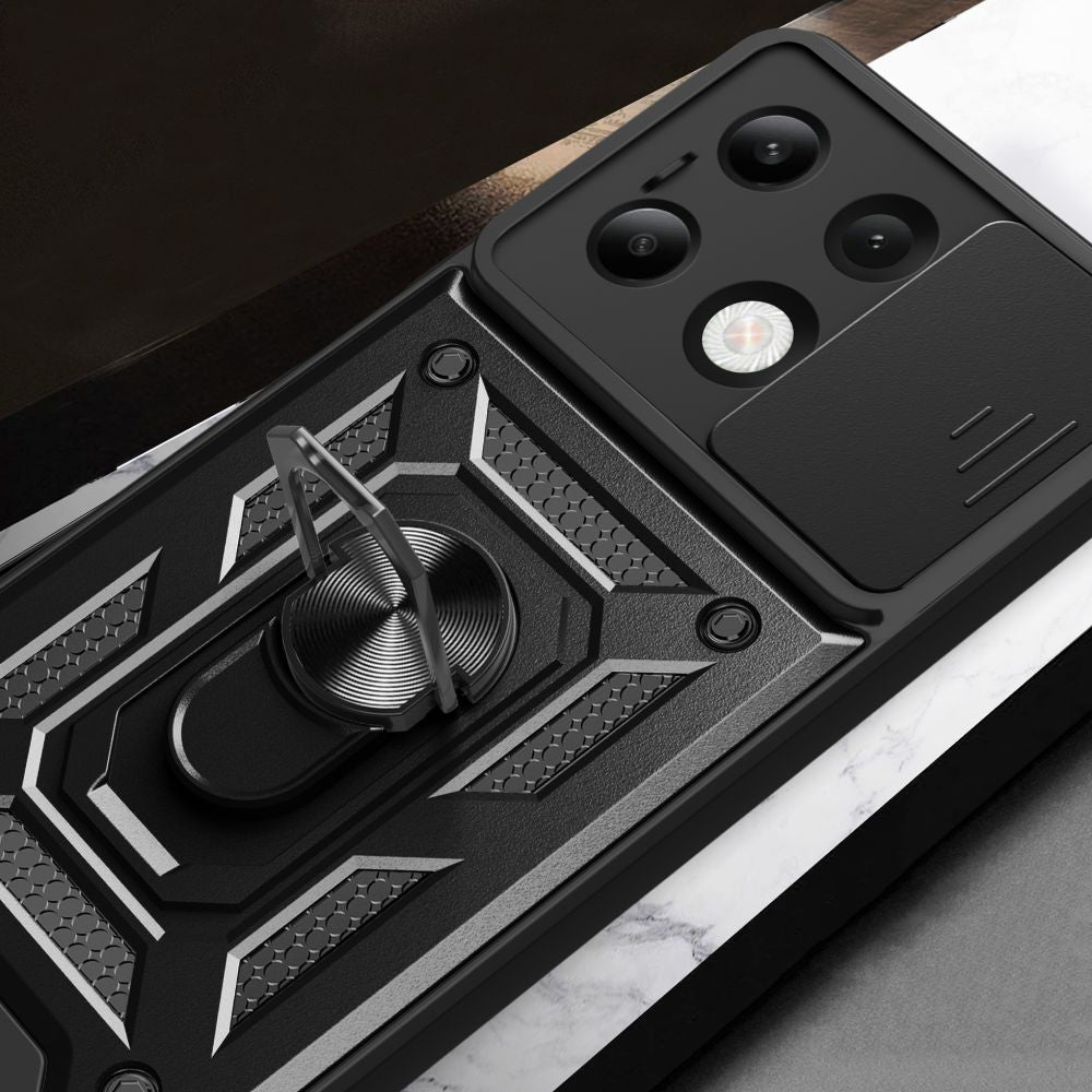Husa de protectie Techsuit CamShield Series compatibil cu Xiaomi Redmi Note 13 4G, Negru