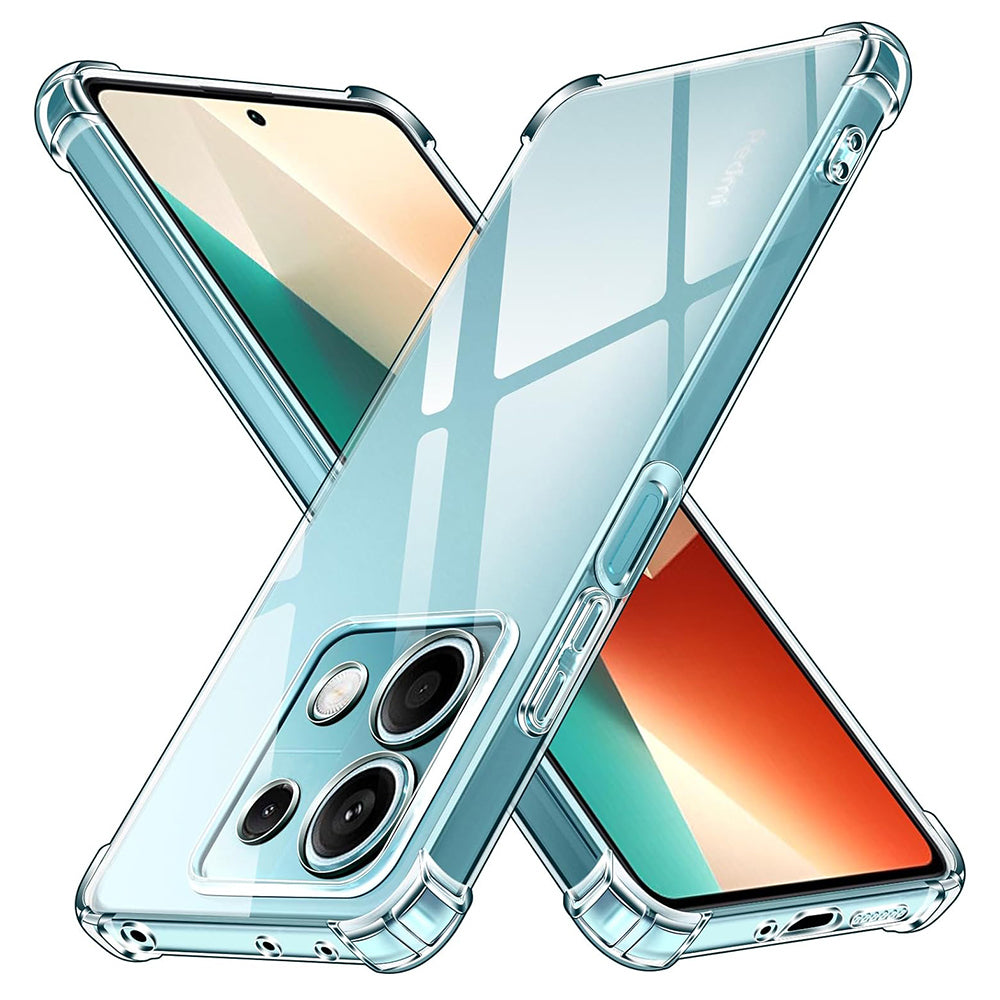 Husa de protectie Techsuit Shockproof Clear Silicone compatibil cu Xiaomi Redmi Note 13 Pro 4G / Poco M6 Pro 4G, Transparent